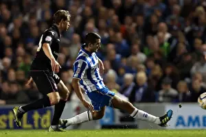 Birmingham City - 29-09-12 Prints: Gary Dicker of Brighton & Hove Albion in Action Against Birmingham City