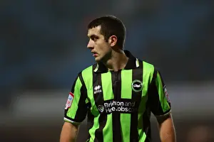 Blackburn Rovers - 22-01-2013 Prints: Gary Dicker of Brighton & Hove Albion in Action Against Blackburn Rovers