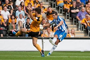 Hull City - 18-08-2012 Collection: Gary Dicker crosses Hull City Brighton HA 120818