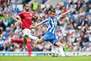 Barnsley - 25-08-2012 Prints: Gary Dicker's Shot at Amex Stadium: Brighton & Hove Albion vs Barnsley