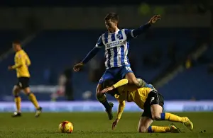 Gary Gardner Clash: Brighton & Hove Albion vs Wigan Athletic, Sky Bet Championship (4 Nov 2014)