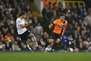 Tottenham Hotspur 29OCT14 Prints: Gary Gardner Faces Off Against Tottenham in Capital One Cup Showdown (Tottenham 29Oct14)