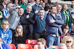 Nottingham Forest - 24-03-2012 Prints: A Glance Back: Exciting Away Encounter - Brighton & Hove Albion vs