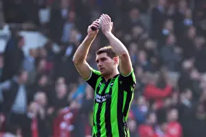 Nottingham Forest - 24-03-2012 Prints: A Glance Back: Exciting Encounter - Brighton & Hove Albion vs