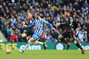 Images Dated 4th March 2018: Glenn Murray in Action: Brighton & Hove Albion vs. Arsenal, Premier League 2018 (March 4th)
