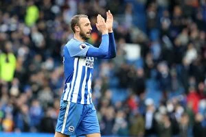 Images Dated 4th March 2018: Glenn Murray in Action: Brighton & Hove Albion vs. Arsenal, Premier League 2018 (Arsenal 04MAR18)
