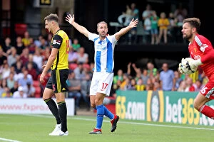 Watford Away 11AUG18 Collection: Glenn Murray Goes for Glory: Watford vs. Brighton and Hove Albion, Premier League - 11th August 2018