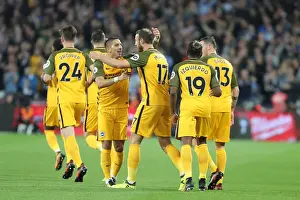West Ham United 20OCT17 Prints: Glenn Murray Scores First: Brighton Takes 1-0 Lead Over West Ham United (20OCT17)