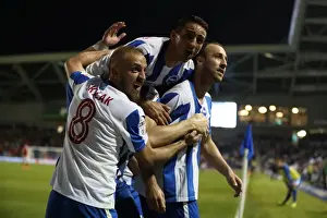 Nottingham Forest 12AUG16 Prints: Glenn Murray's Dramatic Hat-trick: Brighton & Hove Albion vs