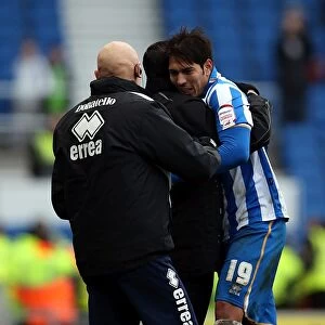 Images Dated 2nd March 2013: A Glimpse into Brighton & Hove Albion's 2012-13 Home Season: Huddersfield Town (02-03-2013)