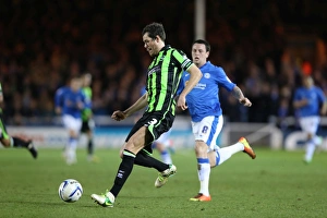 Peterborough United - 16-04-2013 Prints: Gordon Greer in Action: Brighton & Hove Albion vs