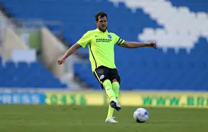 Prints of Gordon Greer during the pre-season friendly match between Brighton and Hove Albion and Sevilla FC at the American Express Community Stadium, Falmer, England on 2nd August 2015 Pre-Season Prints: Gordon Greer in Action: Brighton & Hove Albion vs Sevilla FC, 2015 Pre-Season Friendly