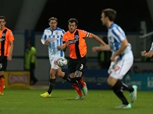 Images Dated 21st October 2014: Gordon Greer in Action: Huddersfield vs. Brighton & Hove Albion, October 2014