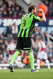 West Ham United - 14-04-2012 Prints: Gordon Greer of Brighton & Hove Albion Facing Off Against West Ham United