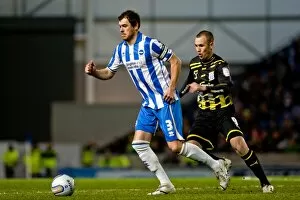 Images Dated 7th March 2012: Gordon Greer during Brighton & Hove Albion v Cardiff City v Npower Championship
