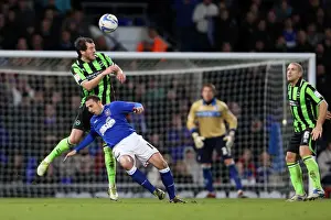 Event:bb 20130101 Prints: Gordon Greer Clears the Ball for Brighton & Hove Albion Against Ipswich Town (January 1)