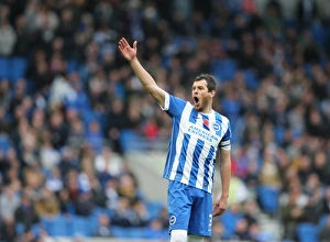 Blackburn Rovers 08NOV14 Prints: Gordon Greer Focused: Brighton and Hove Albion vs