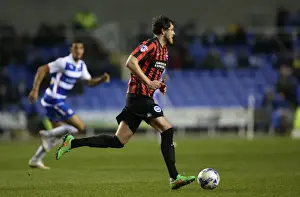 Reading 10MAR15 Prints: Gordon Greer Leads Brighton and Hove Albion in Championship Clash against Reading (10MAR15)
