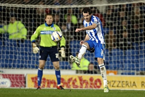 Derby County - 12-01-2013 Prints: Gordon Greer Saves the Day: Brighton & Hove Albion vs. Derby County, January 12, 2013