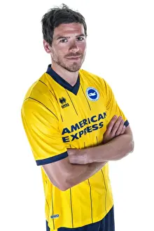 14/15 Squad Prints: Gordon Greer: The Unyielding Icon of Brighton and Hove Albion FC