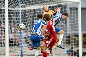 Middlesbrough - 20-10-2012 Prints: Gordon Greer's Close Call: Brighton & Hove Albion vs. Middlesbrough, October 20, 2012