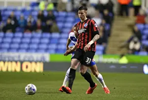Reading 10MAR15 Prints: Greg Halford in Action: Championship Showdown at Madejski Stadium - Reading vs