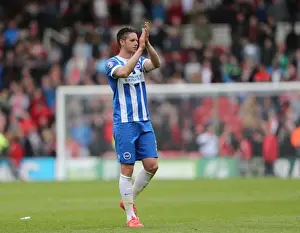 Middlesbrough 02MAY15 Prints: Greg Halford's Heartfelt Appreciation: A Moment of Unity between Middlesbrough and Brighton Fans (May 2015)