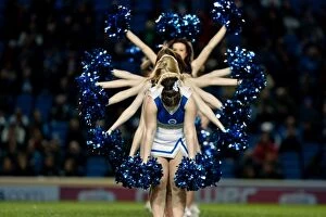 Images Dated 20th March 2012: Gully's Girls in Action: Brighton & Hove Albion vs Derby County at Amex Stadium (2012)