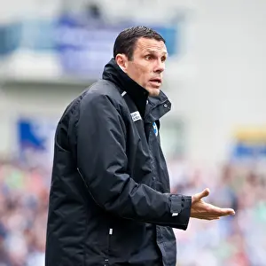 Event:bb 20120417 Prints: Gus Poyet: Brighton & Hove Albion Manager in Action Against Birmingham City, April 2012