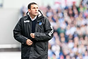 Event:bb 20120417 Prints: Gus Poyet: Brighton & Hove Albion Manager Against Birmingham City