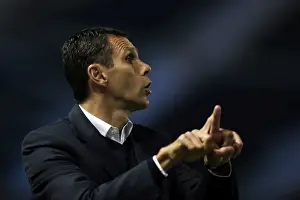 Sheffield Wednesday - 14-09-2012 Prints: Gus Poyet: Brighton & Hove Albion Manager Leads Team Against Sheffield Wednesday