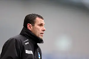 Burnley - 23-02-2013 Prints: Gus Poyet: Brighton & Hove Albion Manager in Npower Championship Clash Against Burnley at Amex Stadium (February 23)