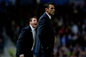 Gus Poyet during Brighton & Hove Albion v Cardiff City v Npower Championship