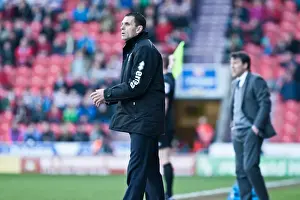 Doncaster Rovers - 03-03-12 Prints: Gus Poyet and Dean Saunders Clash: Doncaster Rovers vs