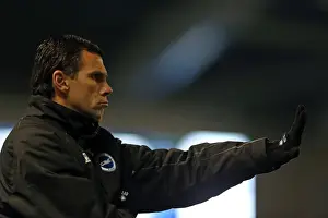 Millwall - 18-12-2012 Prints: Gus Poyet Directs Brighton & Hove Albion Against Millwall at Amex Stadium (December 18)