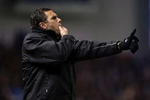 Images Dated 2nd April 2013: Gus Poyet Guides Brighton & Hove Albion vs Charlton Athletic, April 2013