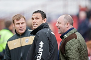 Barnsley 28-04-2012 Prints: Gus Poyet and Keith Hill Clash: Barnsley vs