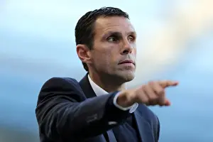 Gus Poyet Leads Brighton & Hove Albion Against Birmingham City, Npower Championship 2012