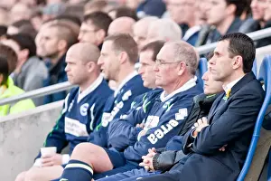 Gus Poyet Leads Brighton & Hove Albion in Championship Showdown Against Portsmouth, March 10, 2012