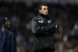 Charlton Athletic - 02-04-2013 Prints: Gus Poyet Leads Brighton & Hove Albion Against Charlton Athletic, April 2013