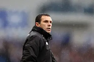2013 Prints: Gus Poyet Leads Brighton & Hove Albion Against Crystal Palace, March 17, 2013