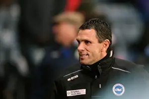 Blackburn Rovers - 22-01-2013 Prints: Gus Poyet Leads Brighton & Hove Albion at Ewood Park: Npower Championship Showdown Against Blackburn Rovers