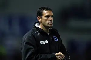Ipswich Town - 02-10-2012 Prints: Gus Poyet Leads Brighton & Hove Albion Against Ipswich Town, October 2012