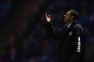 Leicester City - 23-10-2012 Prints: Gus Poyet Leads Brighton & Hove Albion Against Leicester City