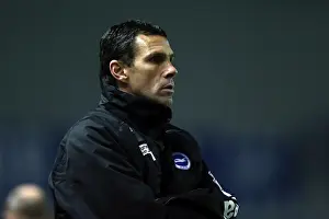 Millwall - 18-12-2012 Prints: Gus Poyet Leads Brighton & Hove Albion Against Millwall at Amex Stadium, December 18, 2012