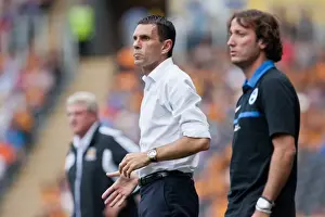 Hull City - 18-08-2012 Prints: Gus Poyet Leads Brighton & Hove Albion in Npower Championship Clash against Hull City