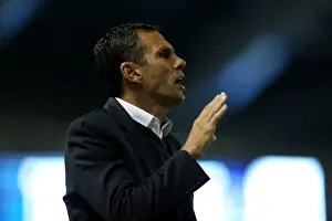 Sheffield Wednesday - 14-09-2012 Prints: Gus Poyet Leads Brighton & Hove Albion Against Sheffield Wednesday, September 14, 2012