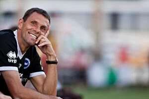 Images Dated 28th July 2012: Gus Poyet: A Former Manager among Brighton & Hove Albion Legends