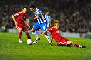 Images Dated 21st September 2011: A Home Battle: Brighton & Hove Albion vs. Liverpool (2011-12 Season)