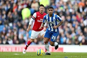 Images Dated 26th January 2013: A Home Battle: Brighton & Hove Albion vs Arsenal (2012-13 Season)